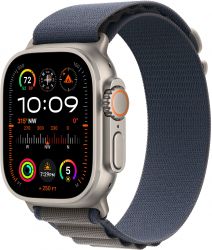 Умные часы Apple Watch Ultra 2 49 мм, M 145-190 мм, Titanium Case with Alpine Loop, Blue