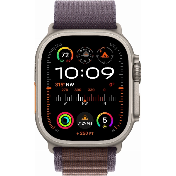 Умные часы Apple Watch Ultra 2 49 мм, M 145-190 мм, Titanium Case with Alpine Loop, Indigo