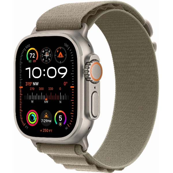 Умные часы Apple Watch Ultra 2 49 мм, L 165-210 мм, Titanium Case with Alpine Loop, Olive
