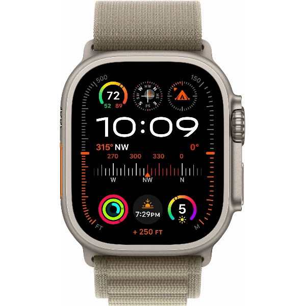 Умные часы Apple Watch Ultra 2 49 мм, L 165-210 мм, Titanium Case with Alpine Loop, Olive