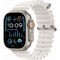 Умные часы Apple Watch Ultra 2 49 мм, Titanium Case with Ocean Band, White