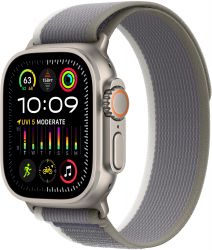Умные часы Apple Watch Ultra 2 49 мм, S/M 130-180 мм, Titanium Case with Trail Loop, Green/Gray