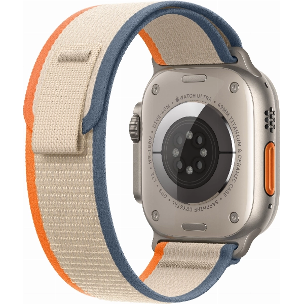 Умные часы Apple Watch Ultra 2 49 мм, M/L 145-220 мм, Titanium Case with Trail Loop, Orange/Beige