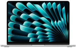 Ноутбук Apple MacBook Air 13 2024 2560x1664, Apple M3, RAM 8 ГБ, SSD 256 ГБ, 8-Core CPU 10-Core GPU, macOS, MRXQ3, Silver, серебристый