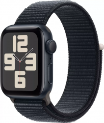 Умные часы Apple Watch Series SE Gen 2 40 мм Aluminium Case, Midnight Sport Loop, тёмная ночь