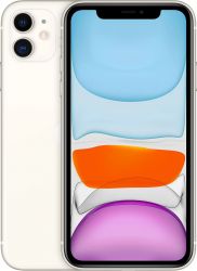 Смартфон Apple iPhone 11, 128 ГБ, White, белый