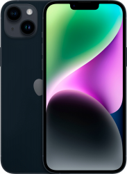 Смартфон Apple iPhone 14 Plus 256 ГБ, Dual: nano SIM + eSIM, Midnight, "тёмная ночь"