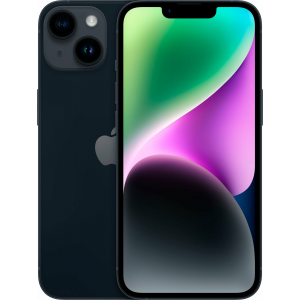Смартфон Apple iPhone 14 128 ГБ, Dual: nano SIM + eSIM, Midnight, "тёмная ночь"
