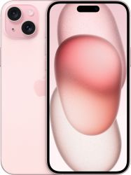 Смартфон Apple iPhone 15 128 ГБ, Nano Sim + eSim, Pink, розовый