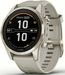 Умные часы Garmin Fenix 7S Pro Sapphire Solar, Soft Gold