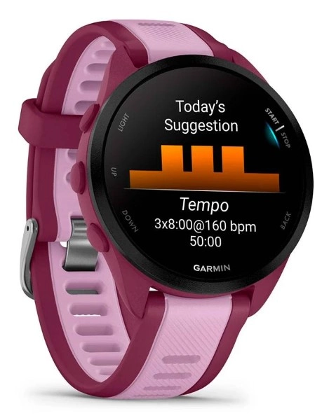 Умные часы Garmin Forerunner 165 Music, Berry/Lilac